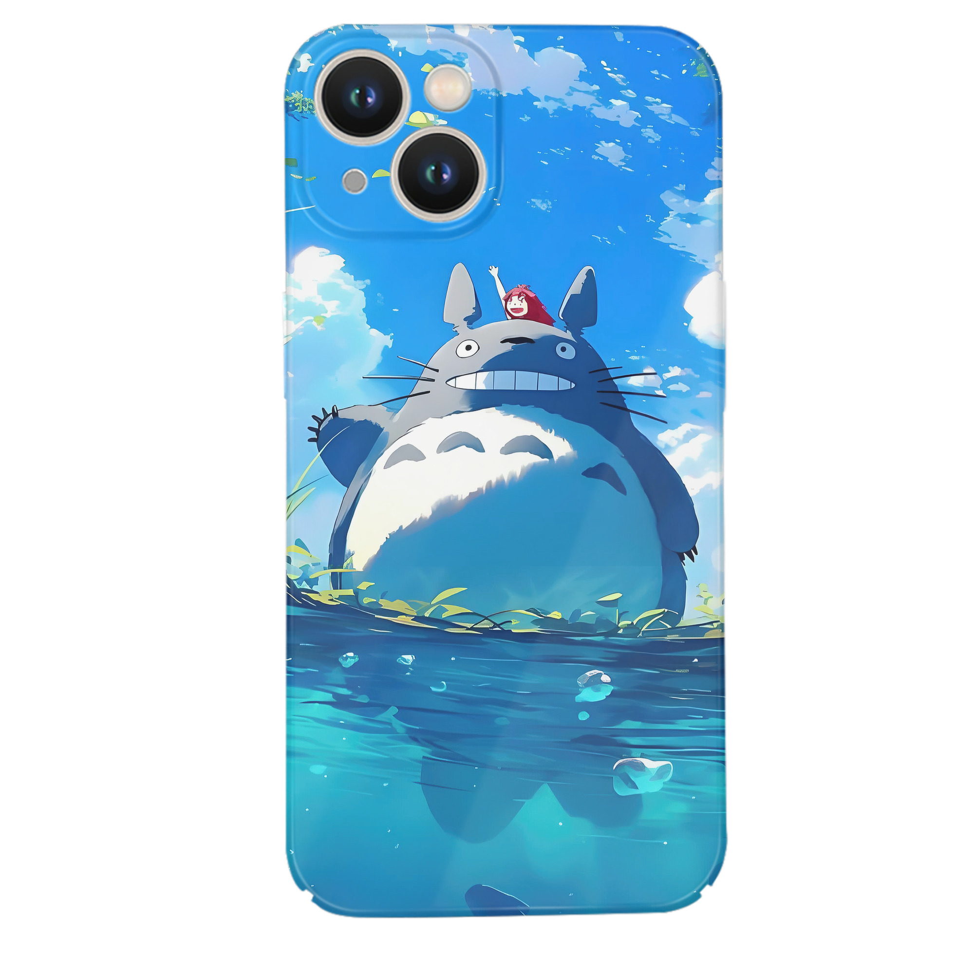 （画像用） となりのトトロ 草壁メイ 草壁サツキ My Neighbor Totoro Satsuki Kusakabe Mei Kusakabe 【iPhone 14シリーズ対応】ハードケース